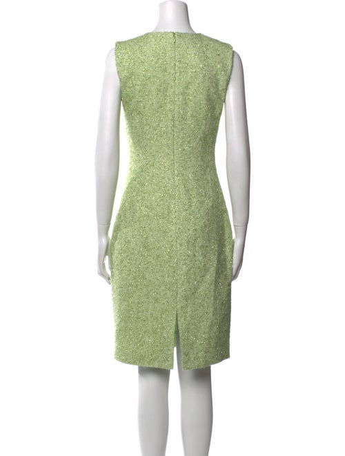 St. John Crew Neck Knee-Length Dress