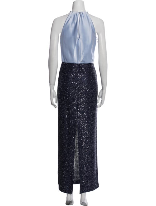 St. John Halterneck Long Dress