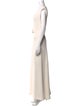 St. John V-Neck Long Dress