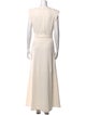 St. John V-Neck Long Dress