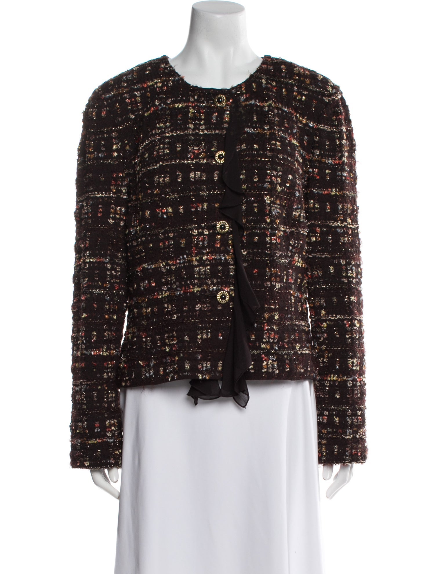 St. John Tweed Pattern Jacket