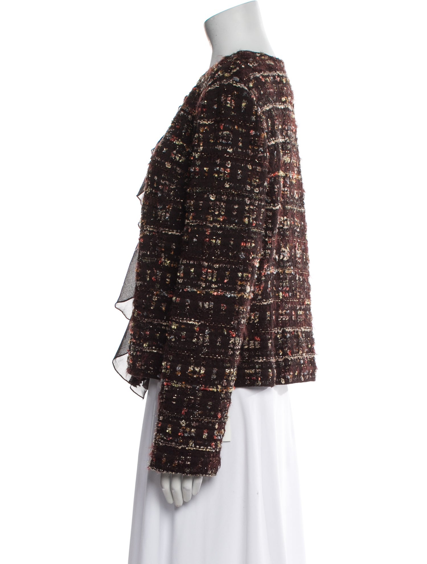 St. John Tweed Pattern Jacket