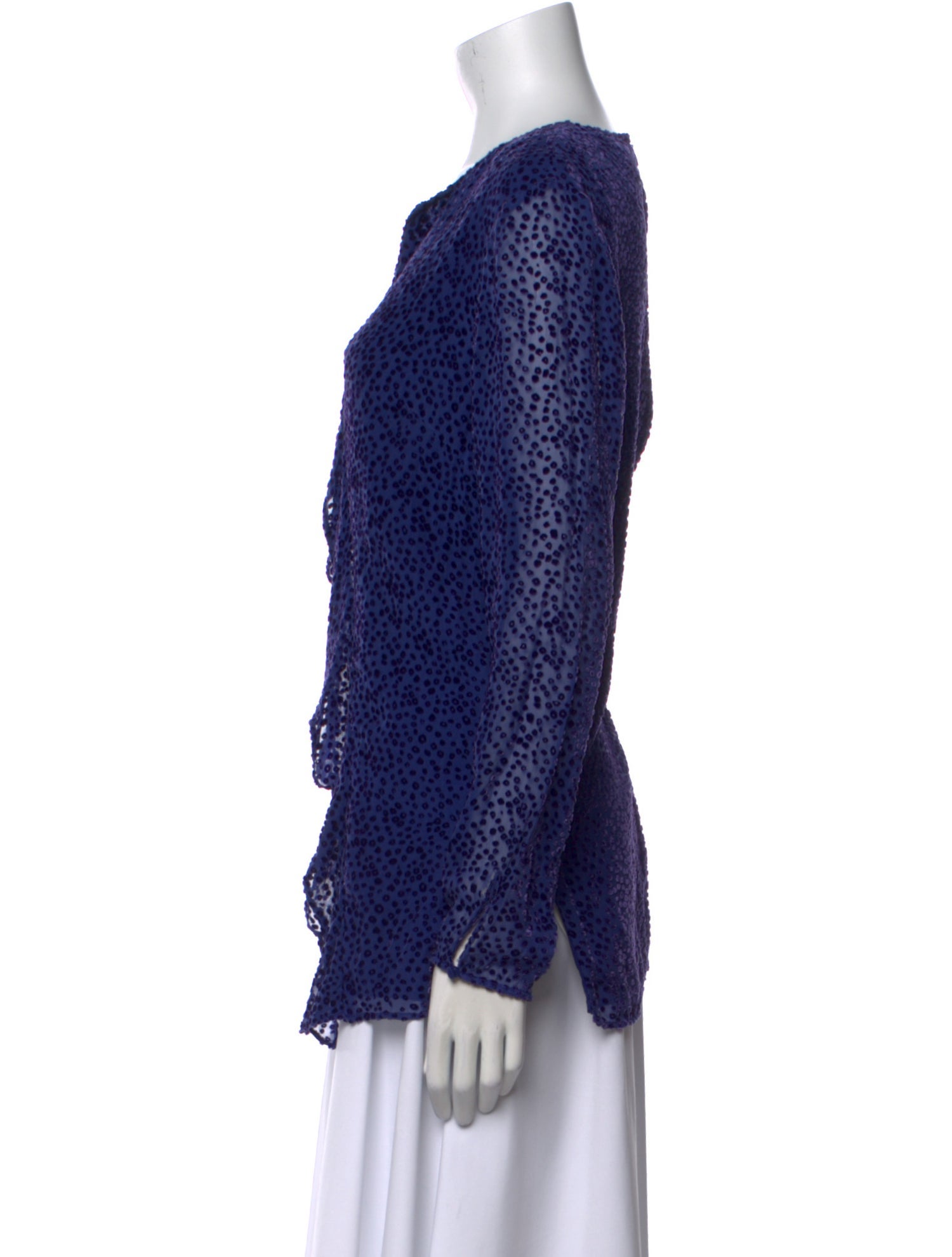 St. John Printed V-Neck Tunic