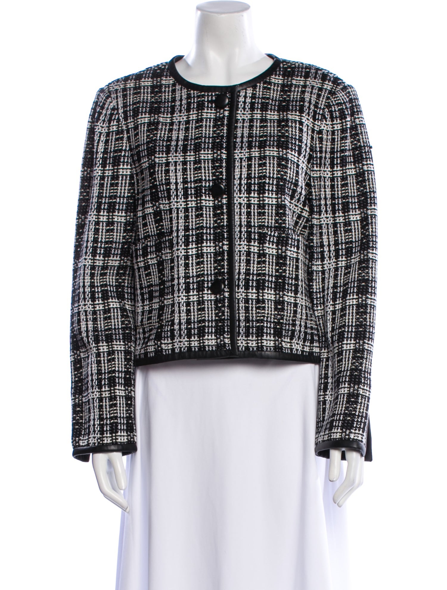 St. John Tweed Pattern Evening Jacket