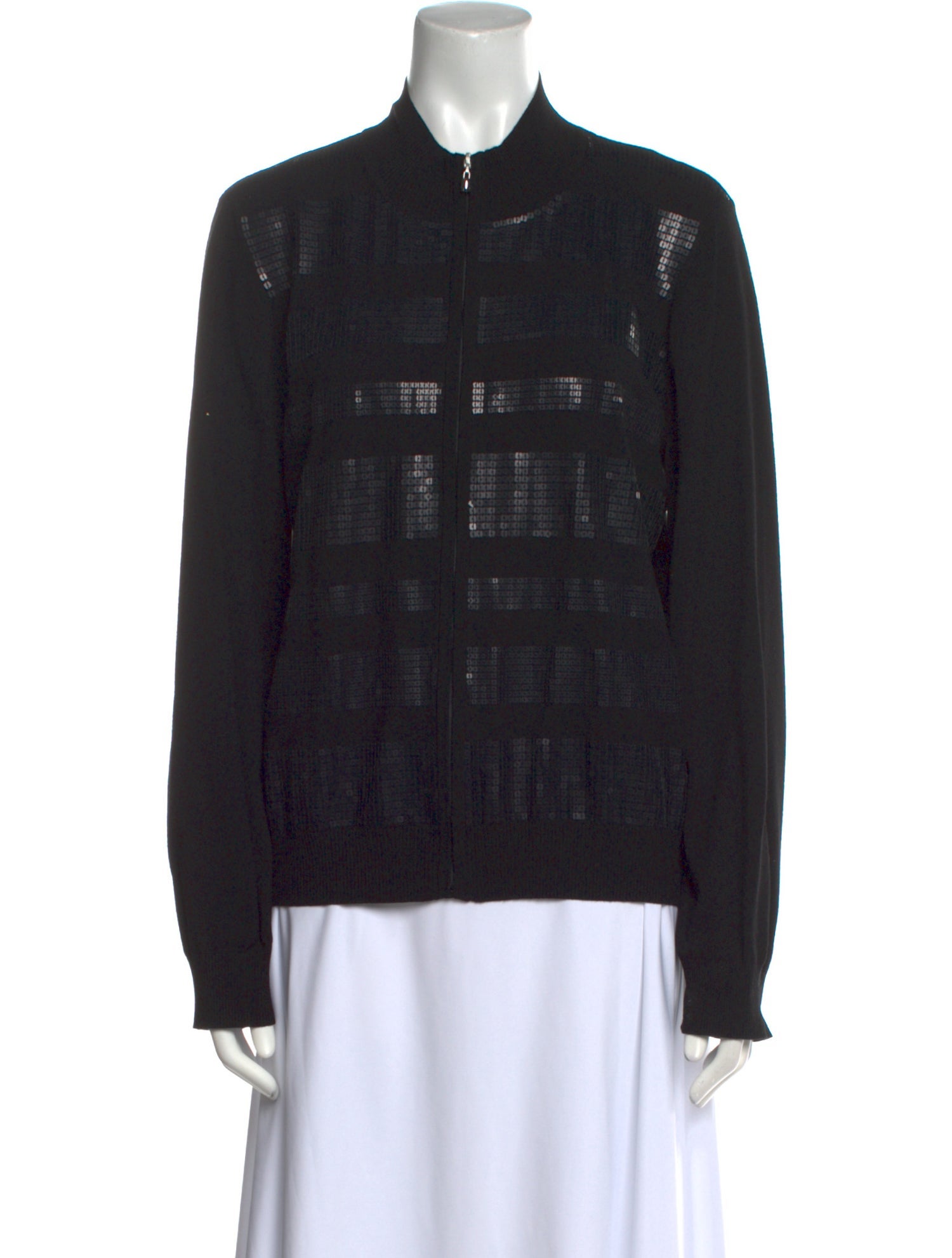 St. John Mock Neck Sweater