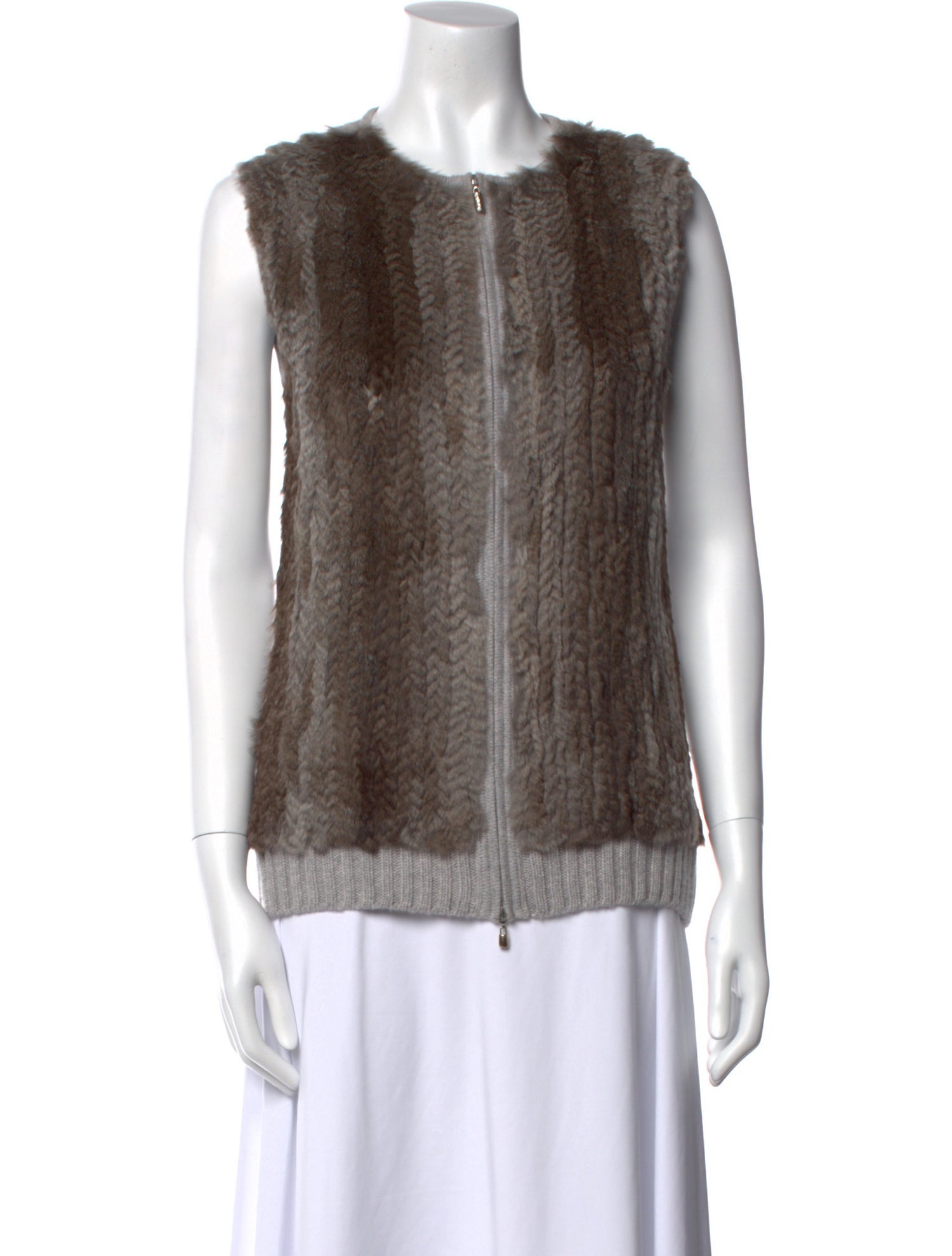 St. John Linen Crew Neck Sweater