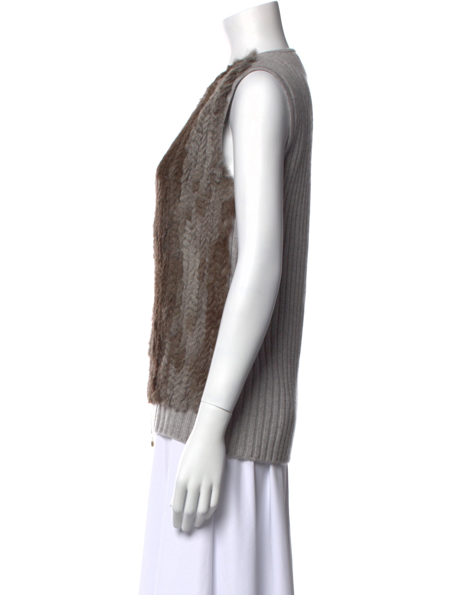 St. John Linen Crew Neck Sweater