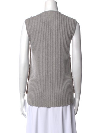 St. John Linen Crew Neck Sweater