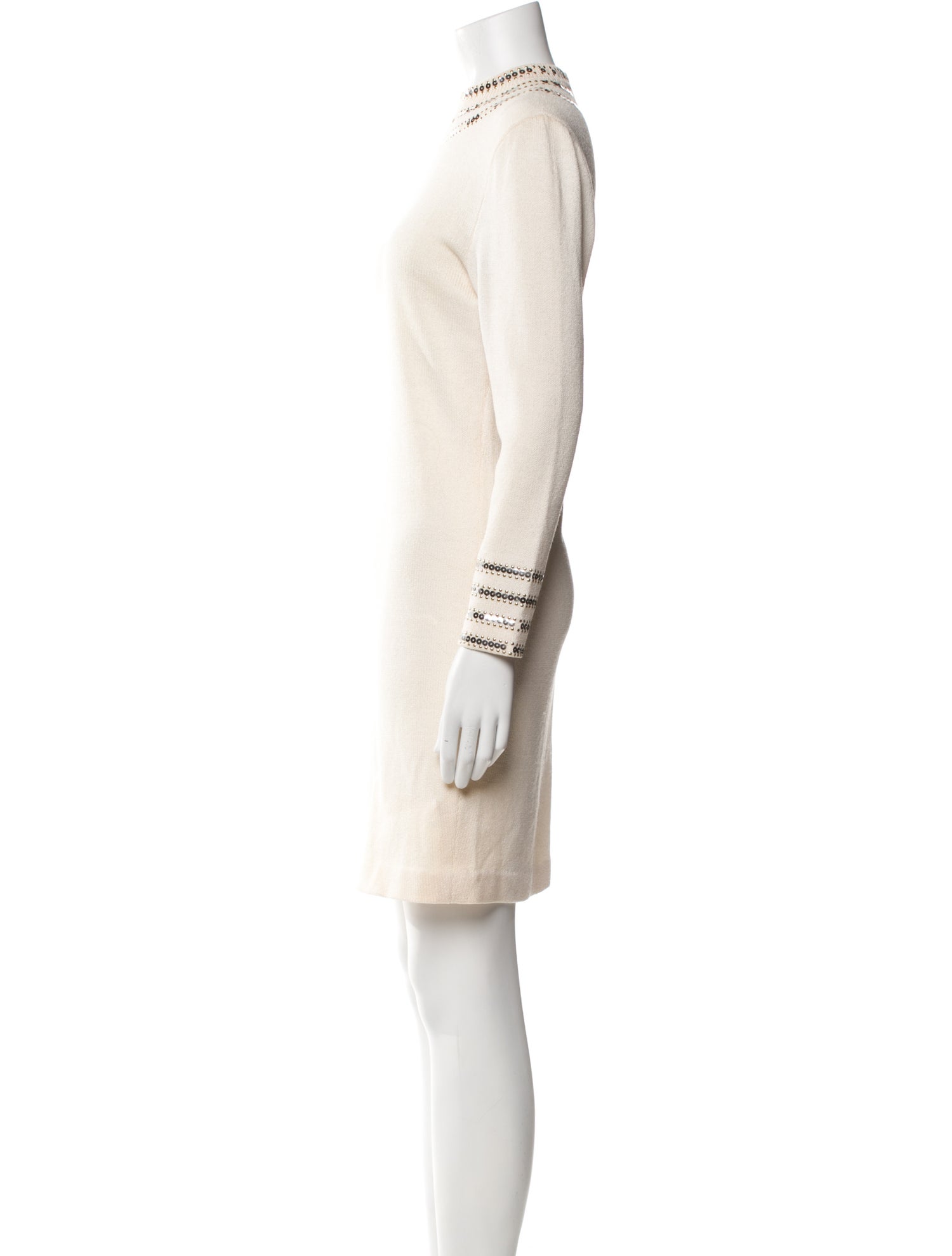 St. John Wool Mini Dress