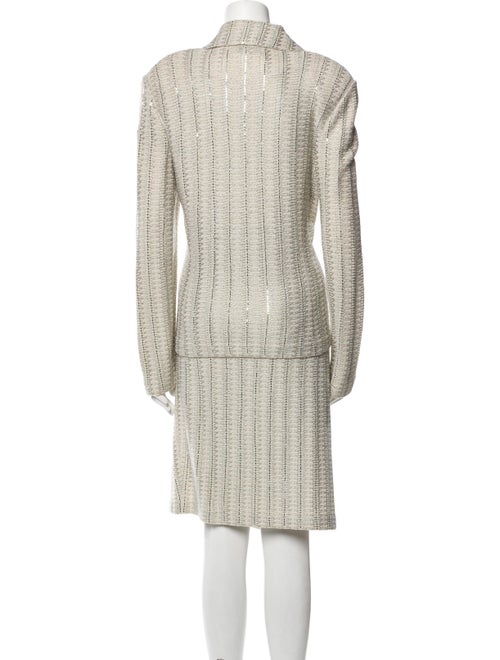 St. John Striped Skirt Set