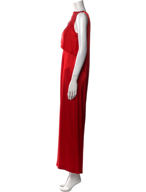 St. John Bateau Neckline Midi Length Dress