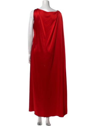 St. John Bateau Neckline Midi Length Dress