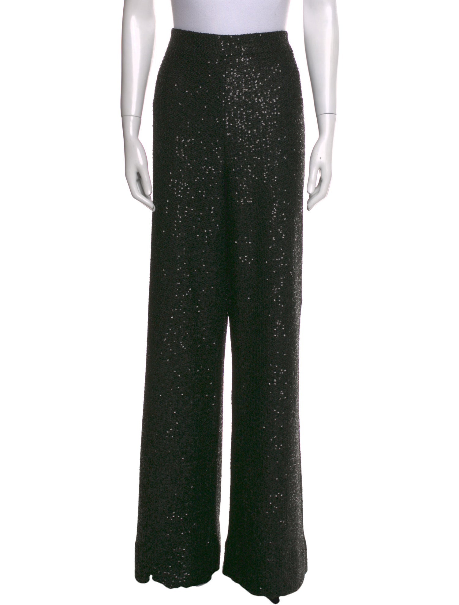 St. John Printed Wide Leg Pants