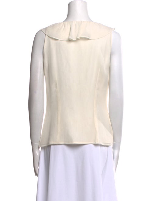 St. John Silk Scoop Neck Top