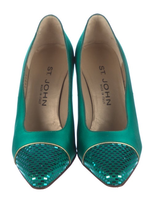 St. John Satin Pumps