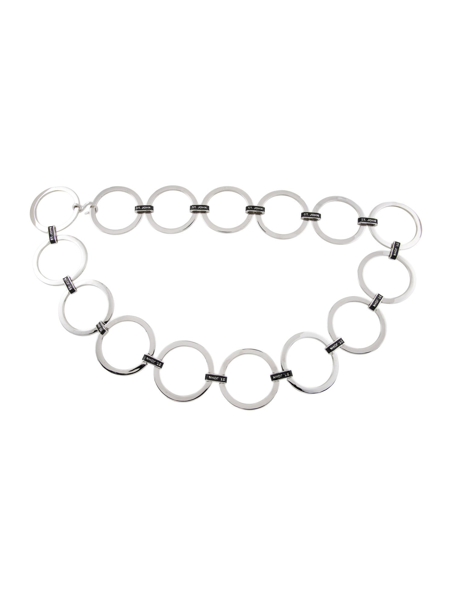 St. John Wide Metal Waist Belt