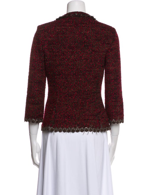 St. John Tweed Pattern Blazer