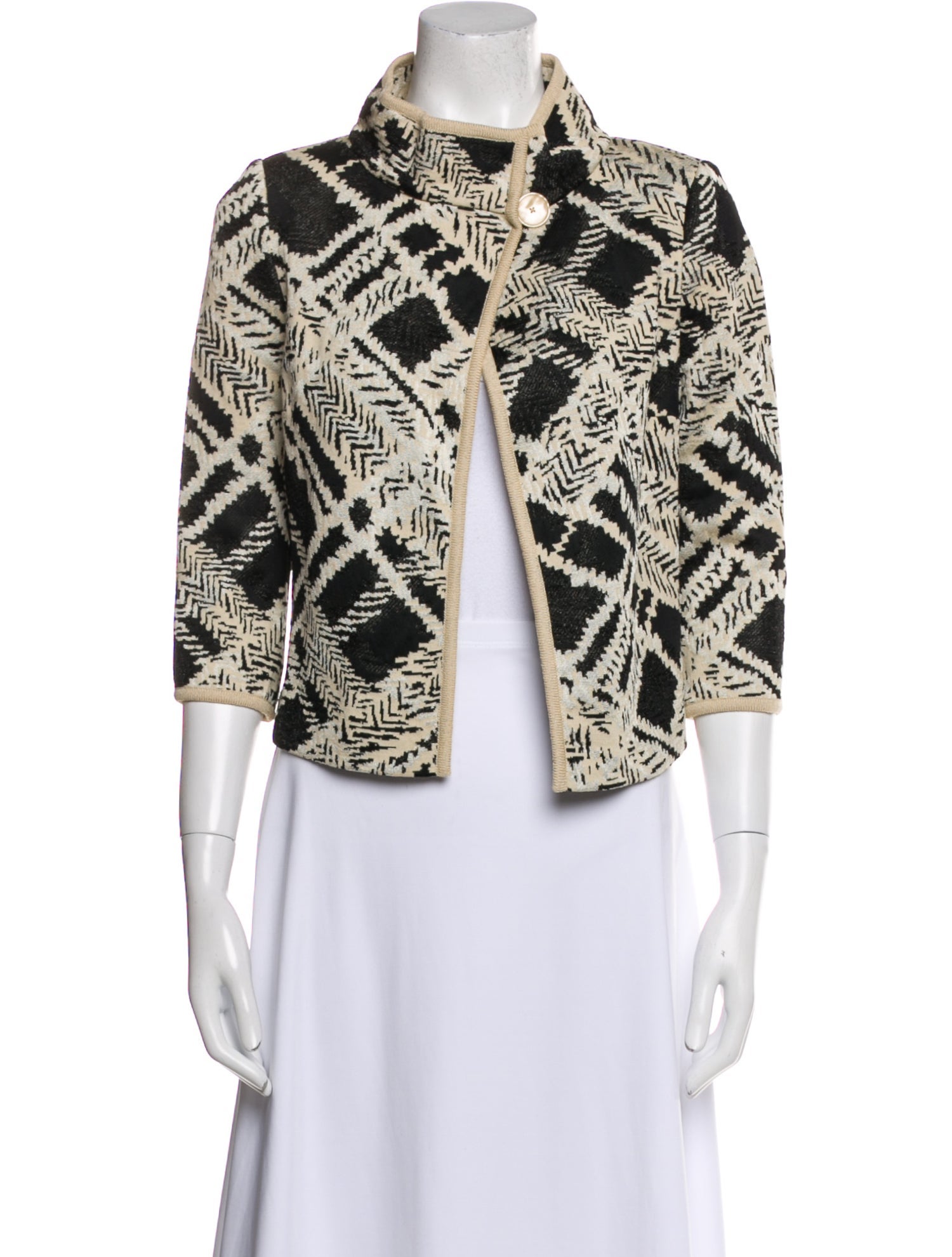 St. John Printed Evening Jacket