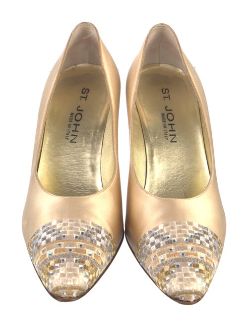 St. John Satin Pumps