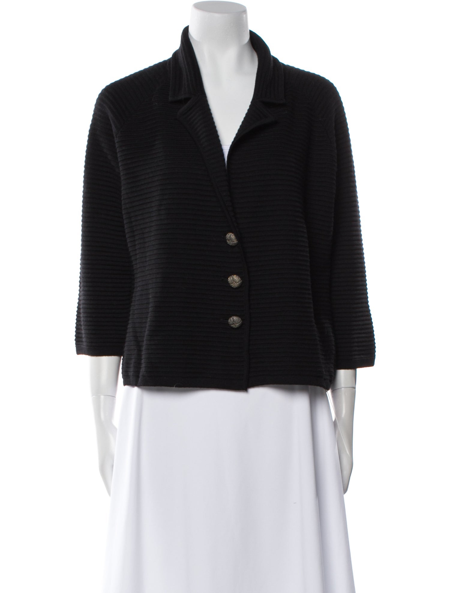 St. John Wool V-Neck Sweater