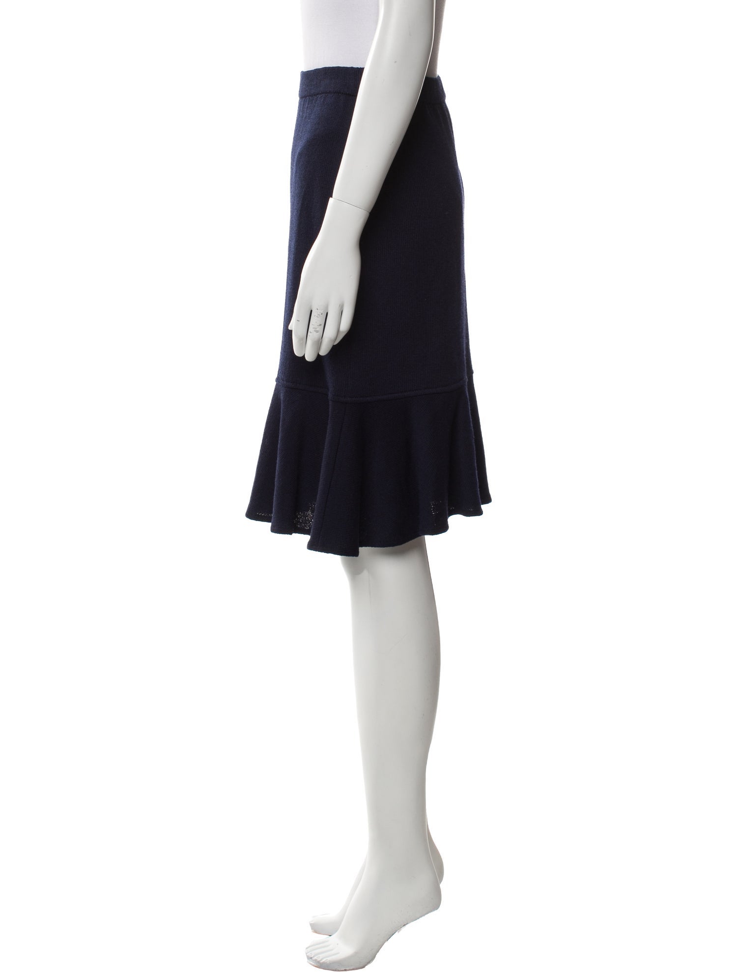 St. John Wool Knee-Length Skirt