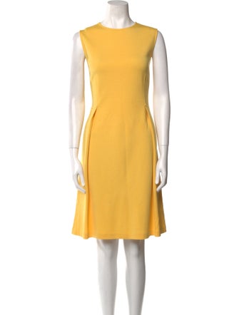 St. John Wool Knee-Length Dress