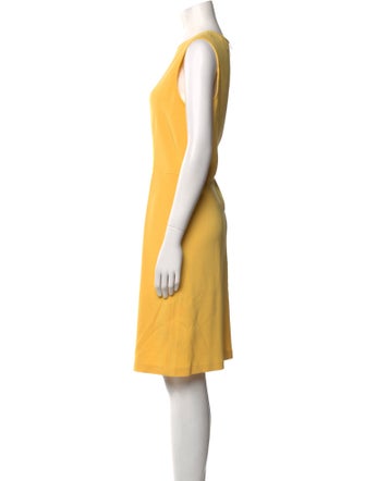 St. John Wool Knee-Length Dress