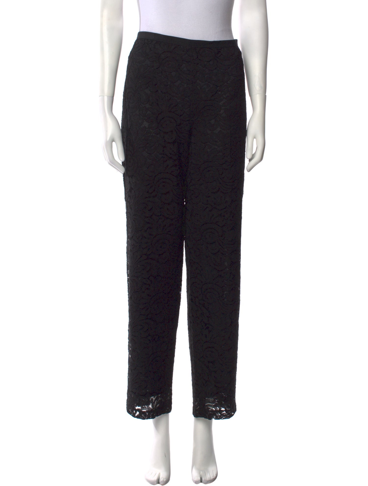 St. John Lace Straight Leg Pants