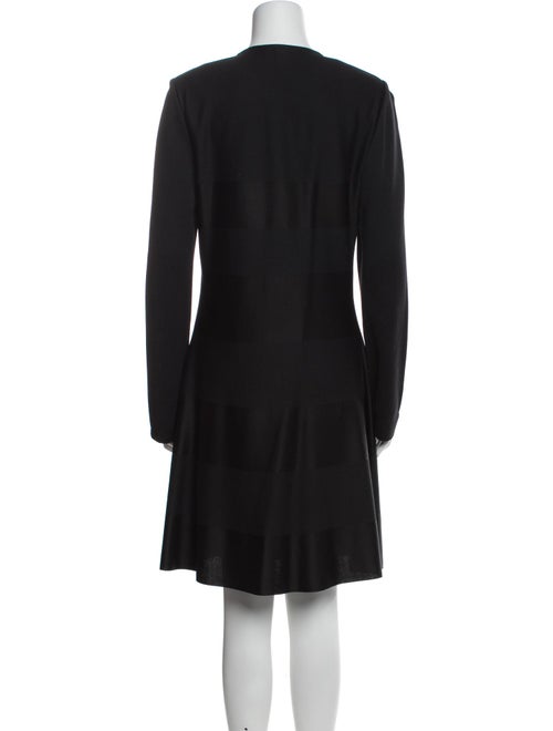 St. John Crew Neck Knee-Length Dress