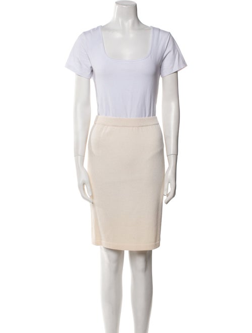 St. John Crystal Embellishments Skirt Set