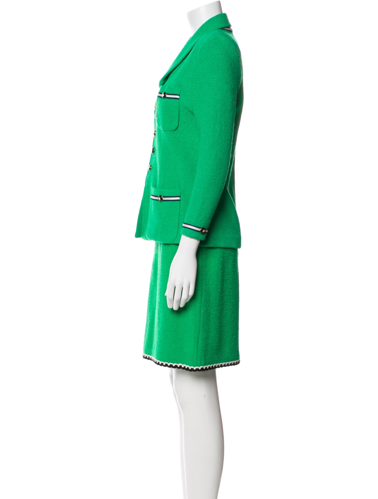 St. John Wool Skirt Suit