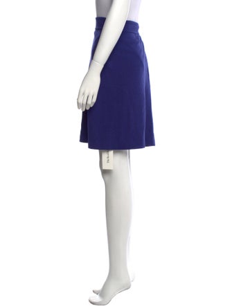 St. John Embroidered Accent Knee-Length Skirt