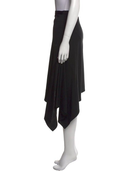 St. John Ruffle Embellishment Midi Length Skirt