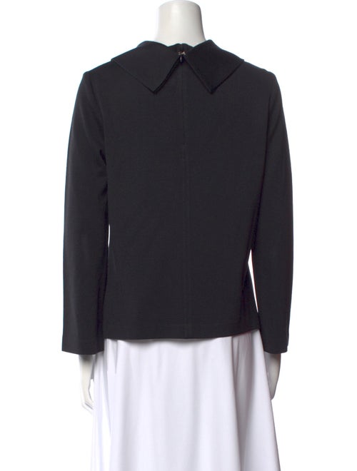 St. John Cowl Neck Long Sleeve Top