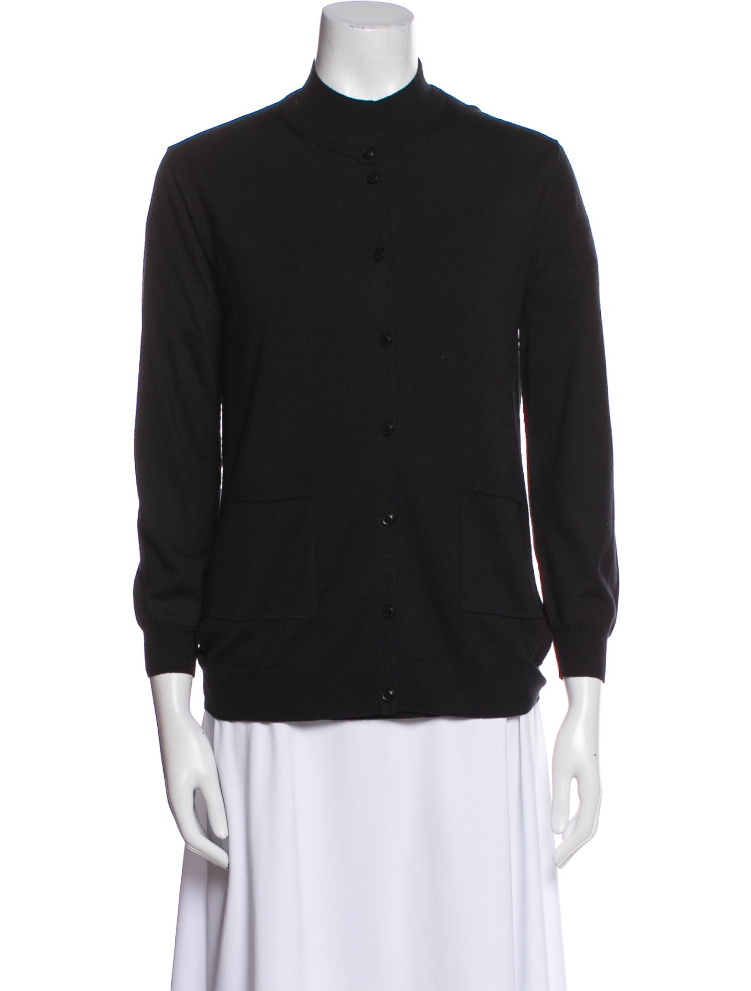 St. John Wool Keyhole Accent Set