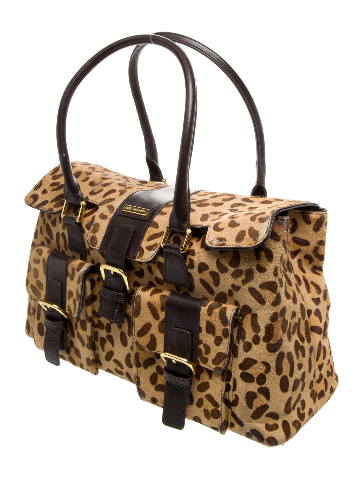 St. John Ponyhair Top Handle Bag