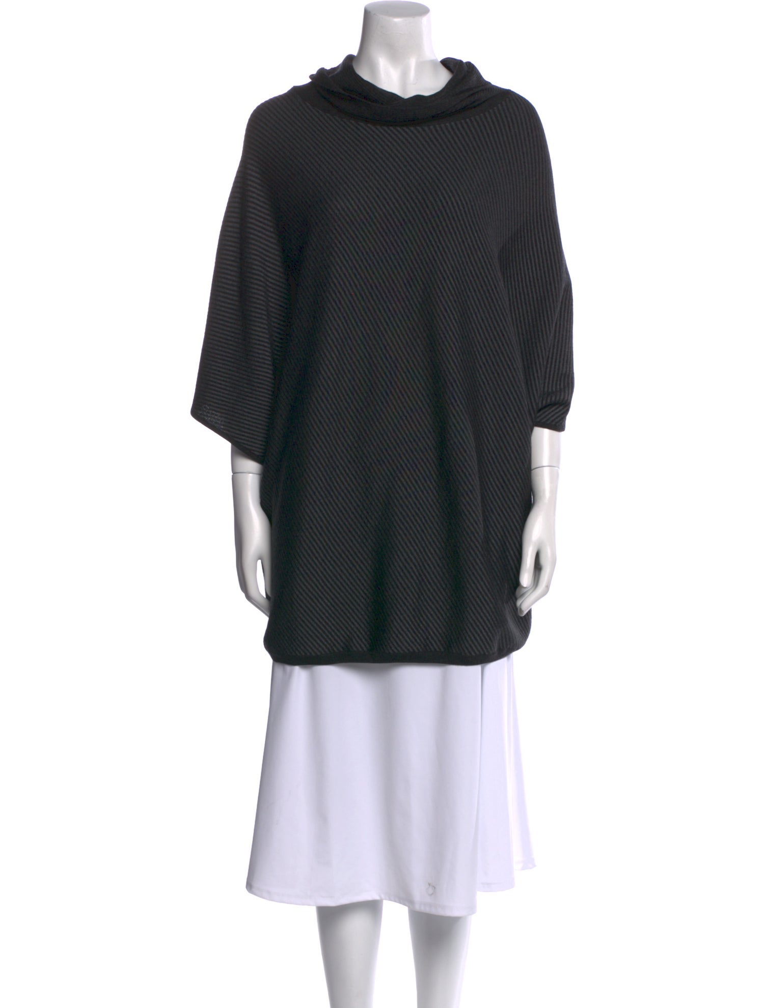 St. John Wool Cowl Neck Sweater