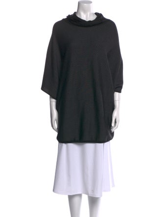 St. John Wool Cowl Neck Sweater