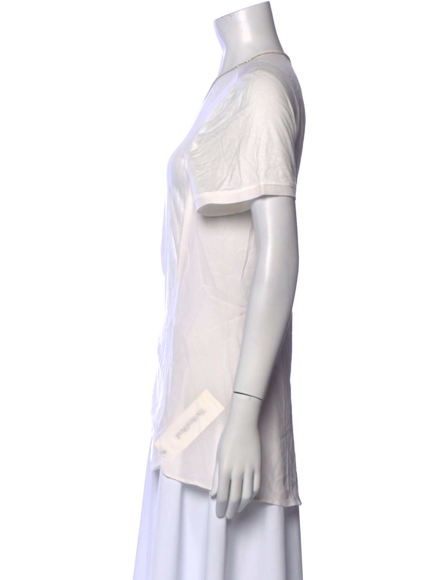 St. John Scoop Neck Short Sleeve T-Shirt