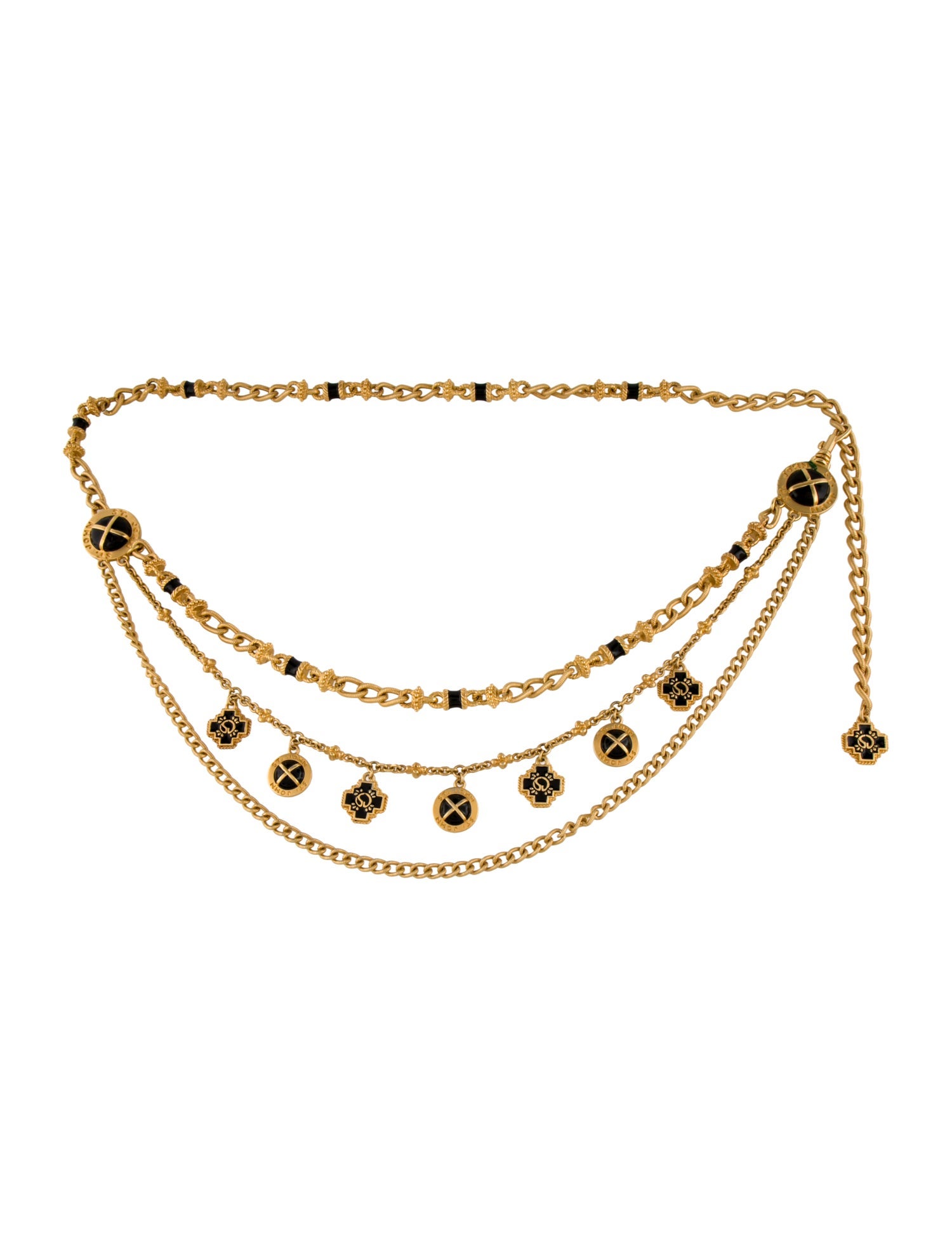 St. John Skinny Metal Waist Belt