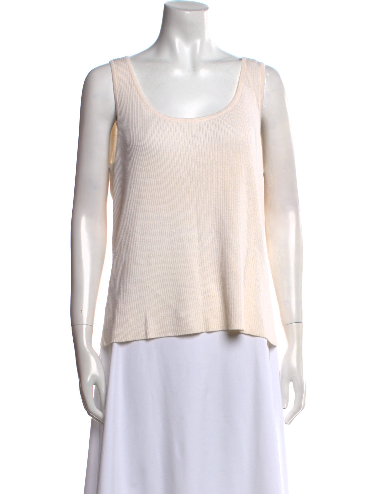 St. John Wool Scoop Neck Top