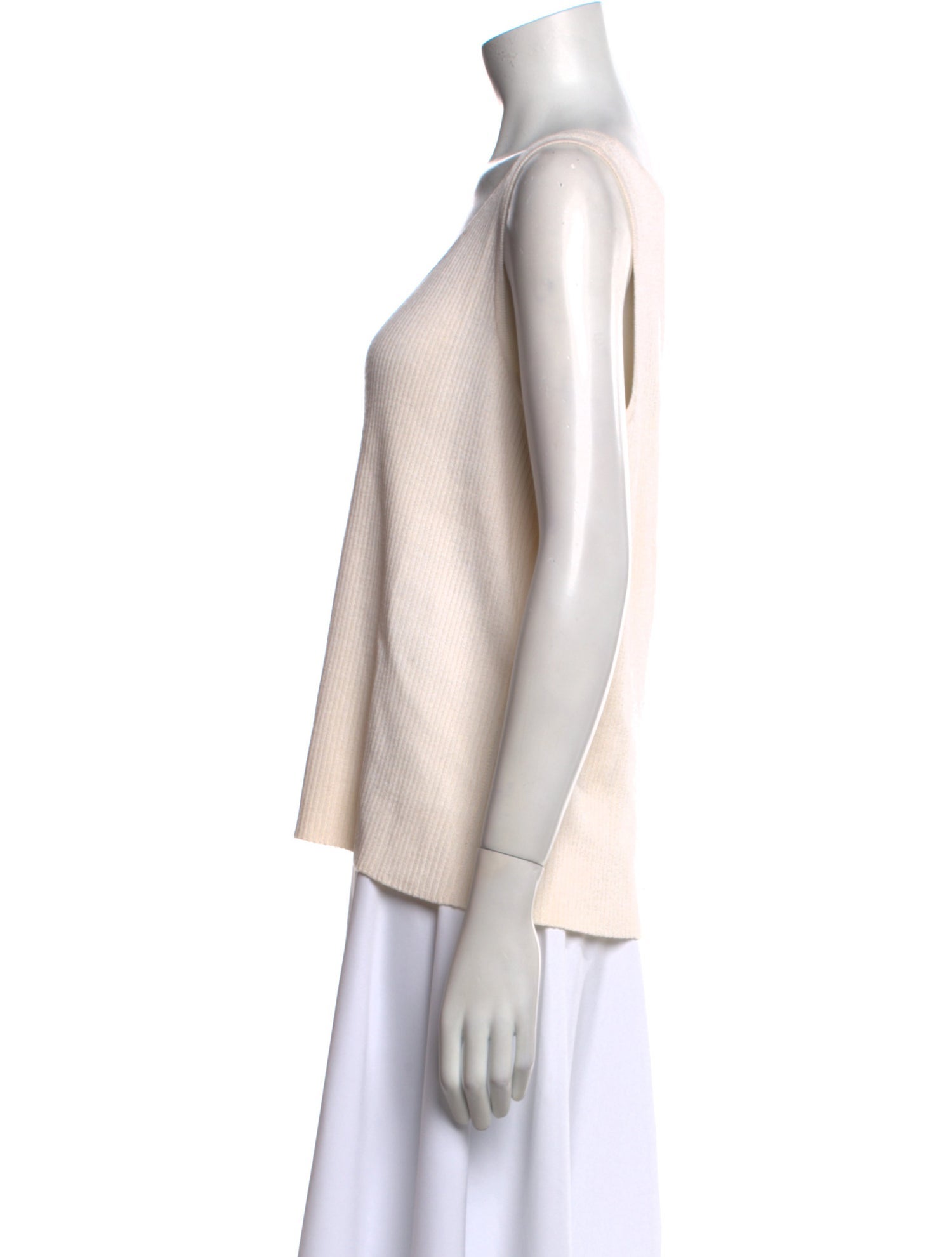 St. John Wool Scoop Neck Top