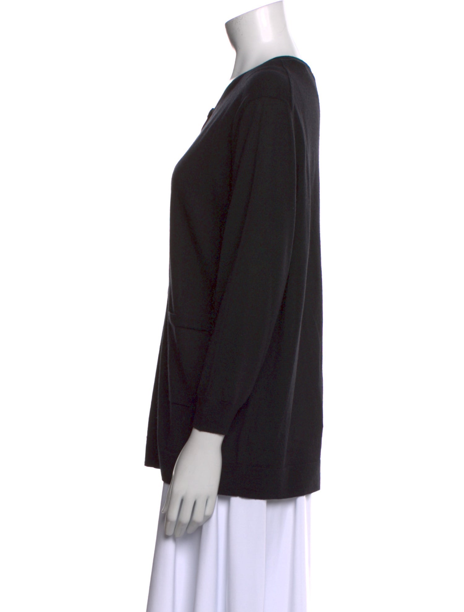 St. John Wool Scoop Neck Sweater