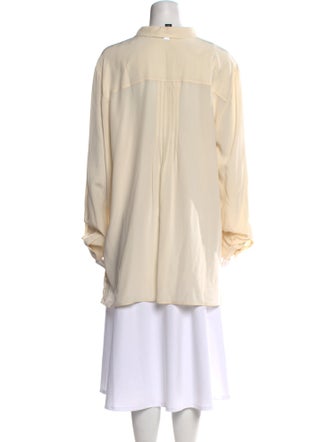 St. John Silk Mock Neck Tunic
