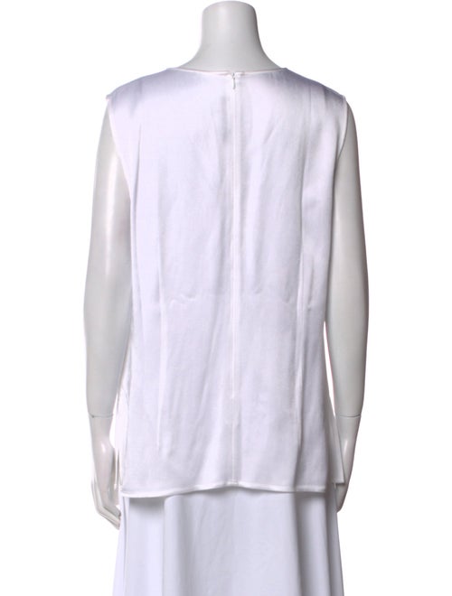 St. John V-Neck Sleeveless Blouse