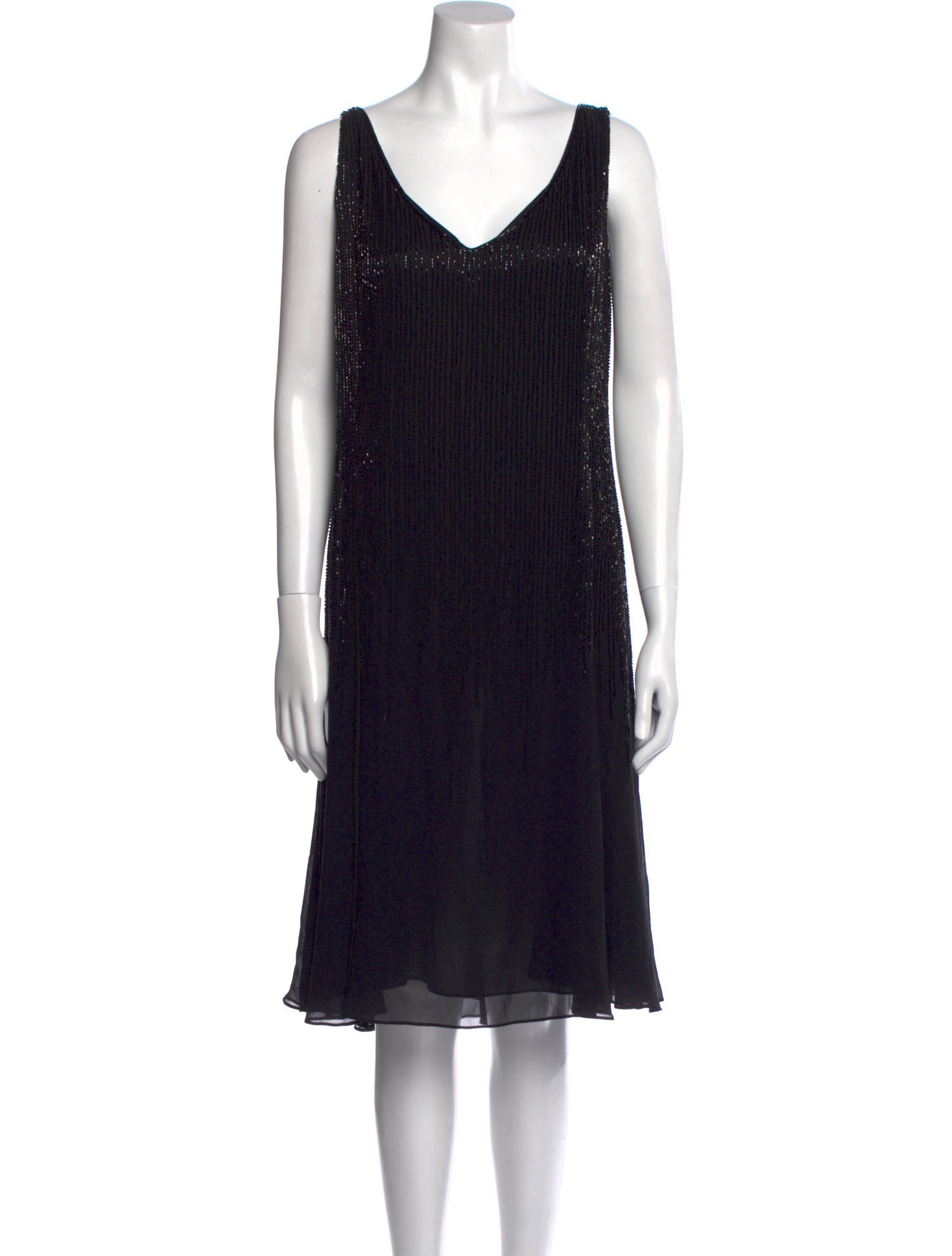 St. John Silk Knee-Length Dress