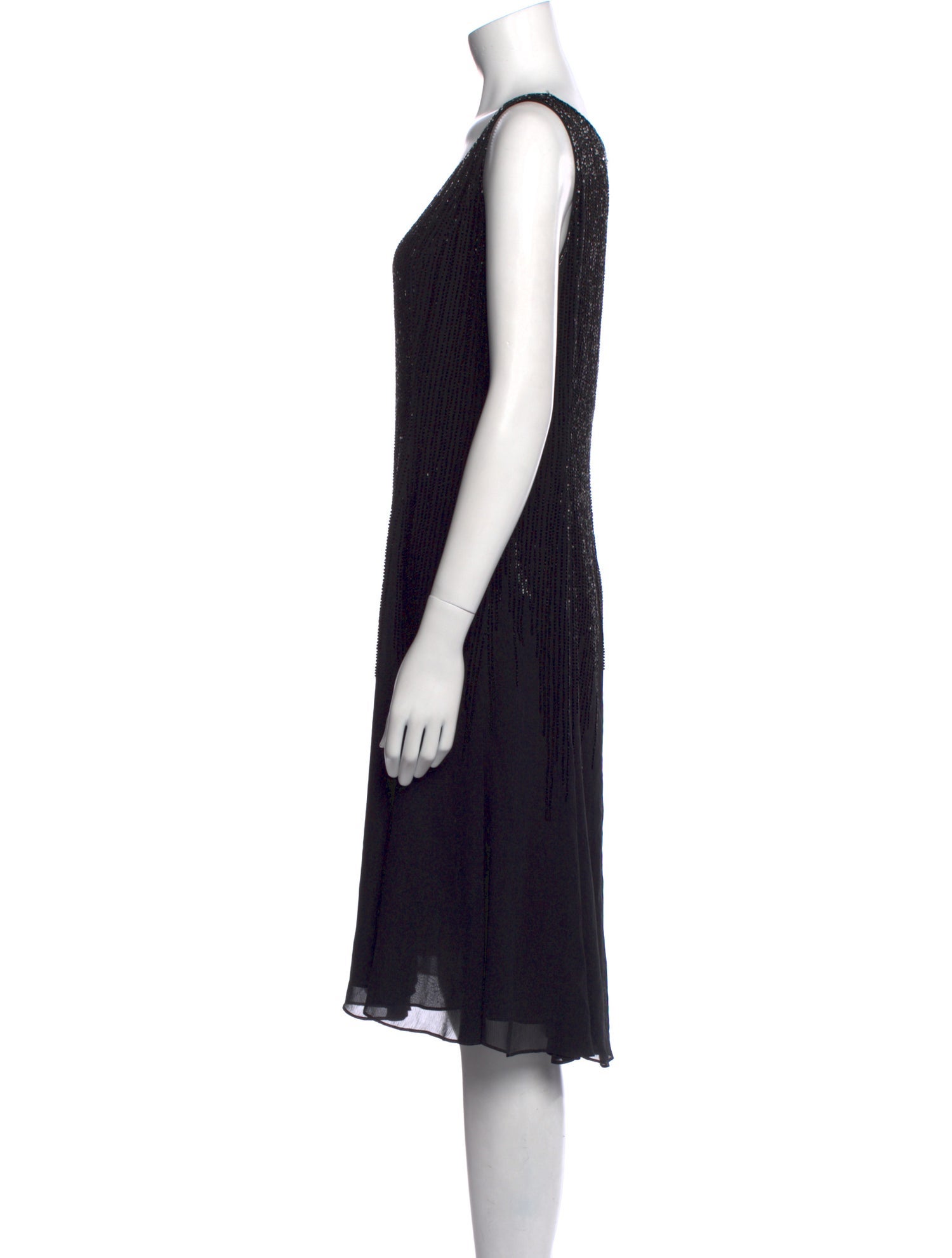 St. John Silk Knee-Length Dress