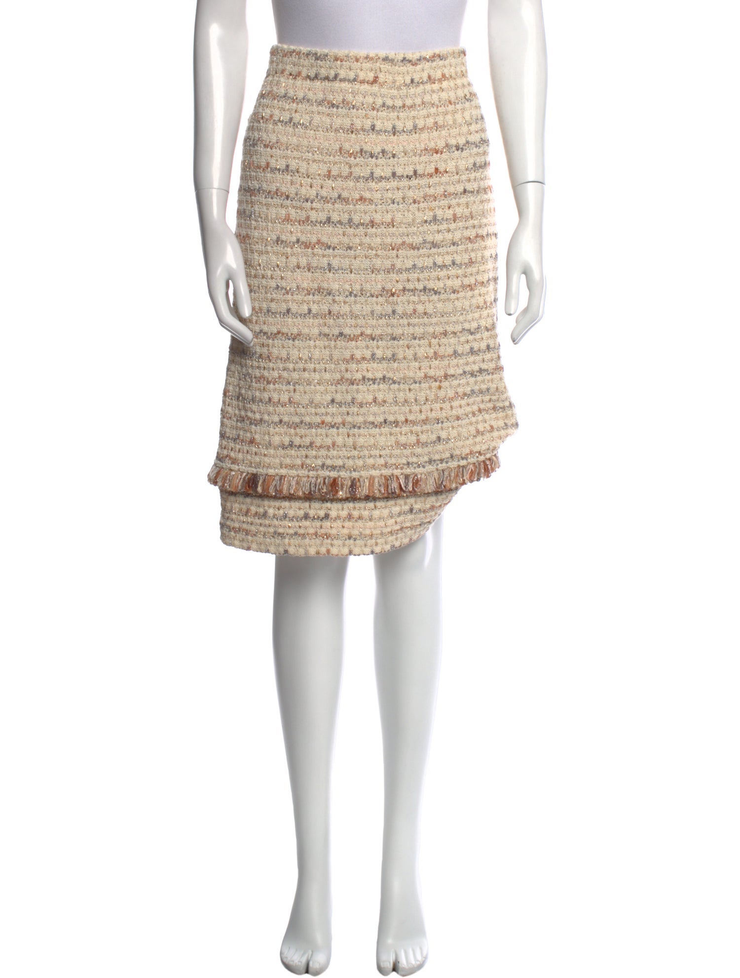 St. John Wool Knee-Length Skirt