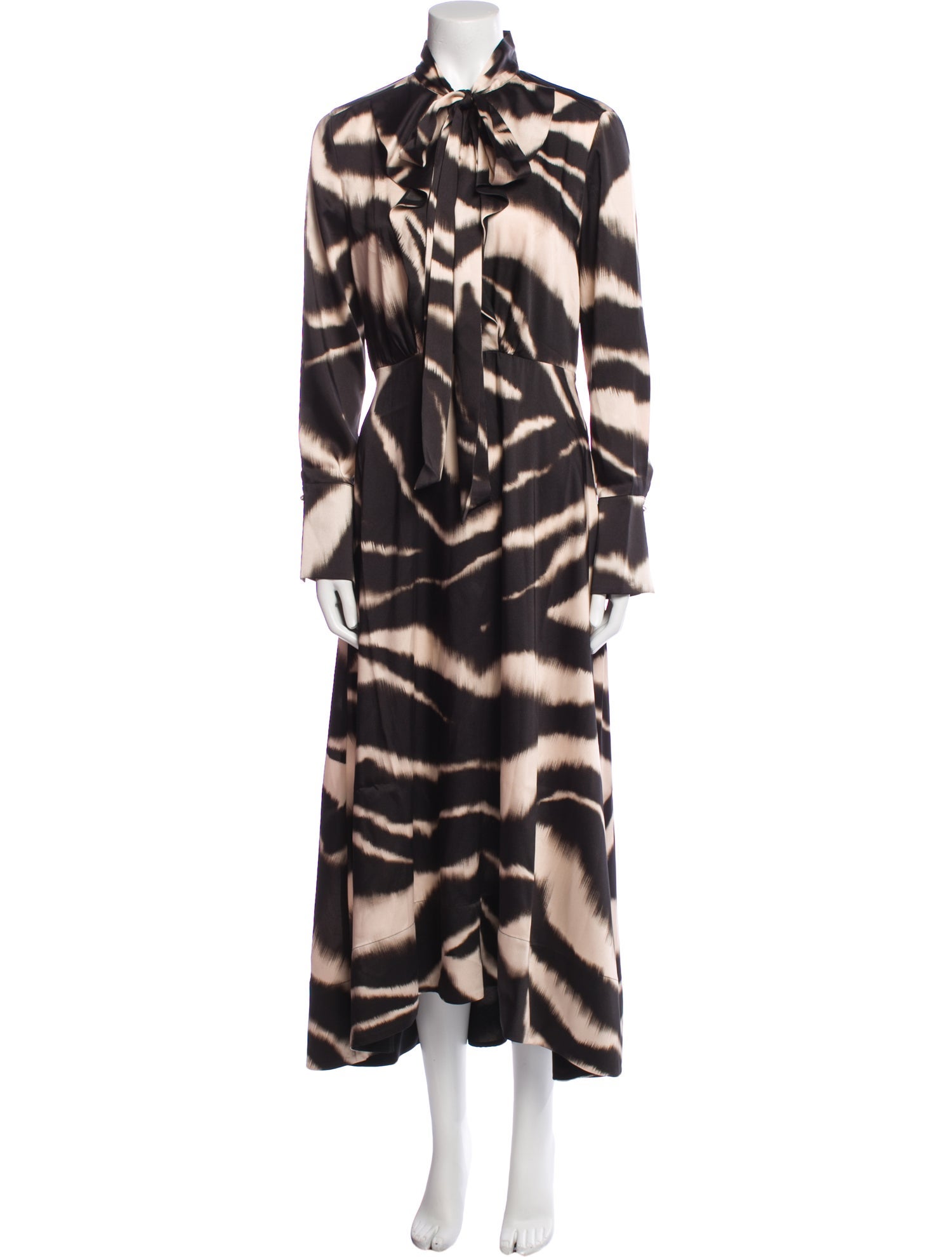 St. John Animal Print Long Dress w/ Tags