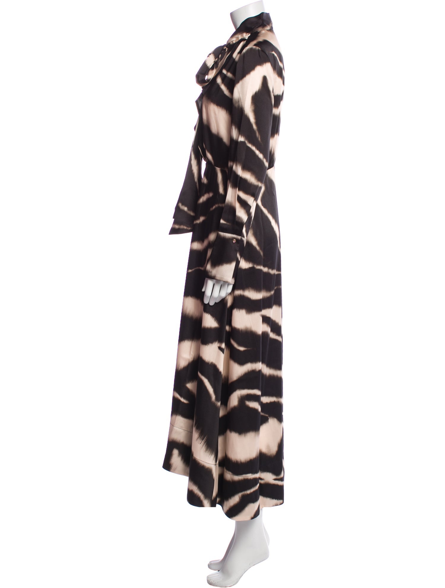 St. John Animal Print Long Dress w/ Tags